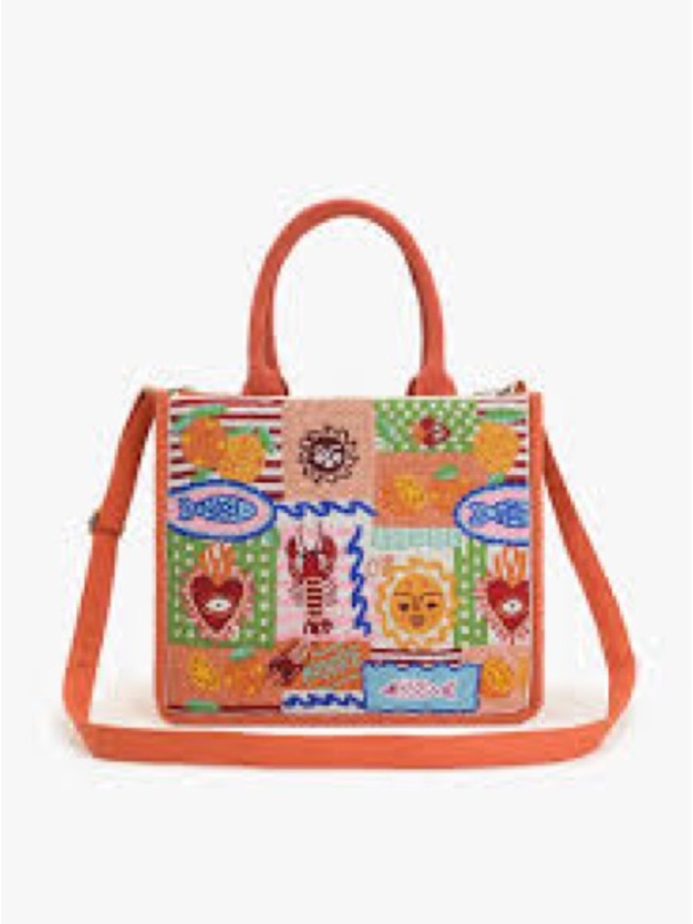 SUN & SEA BEADED TOTE
